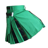 imperial-highland-supplies-green-hybrid-kilt-with-gunn-tartan-front-1