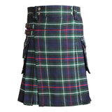 imperial-highland-supplies-mackenzie-tartan-modern-utility-kilt-heavy-weight-16oz-with-buckle-strap