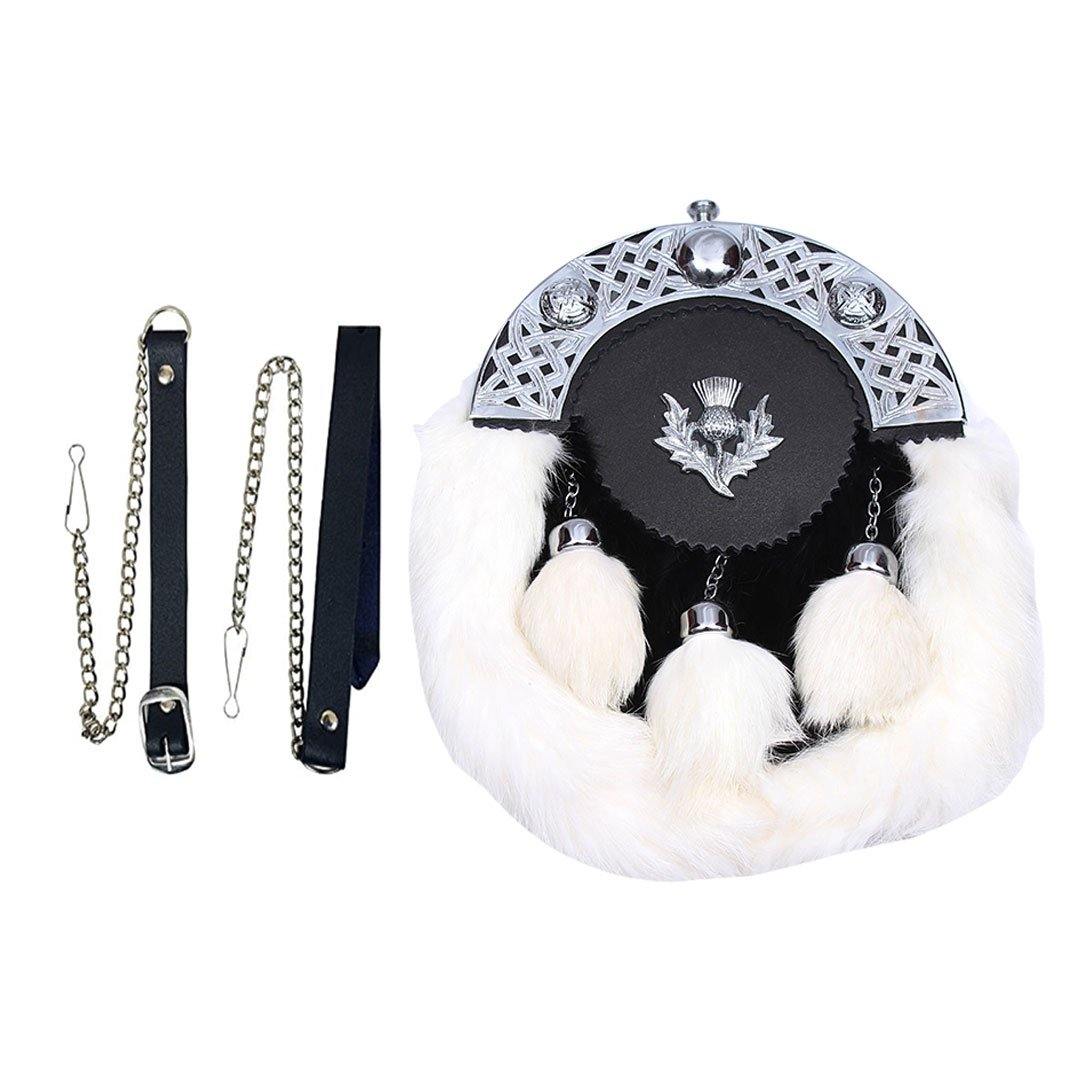 imperial-highland-supplies-rabbit-skin-sporran-white-and-black-with-3-tassels-and-thistle-badge