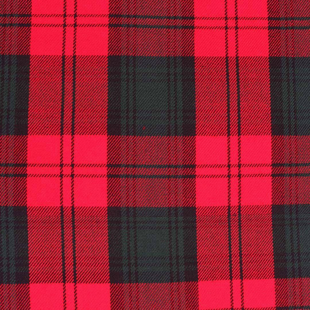 Super Acrylic Wool 13oz Scottish Tartan Kilts 8 Yards With Box Pleats 24" Regular Drop Fringed Apron 3 Metal Buckles Leather Straps - biznimart