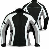 Ladies Women Motorcycle Waterproof Cordura Textile Jacket Motorbike Armours - biznimart
