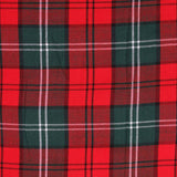 Super Acrylic Wool 13oz Scottish Tartan Kilts 8 Yards With Box Pleats 24" Regular Drop Fringed Apron 3 Metal Buckles Leather Straps - biznimart