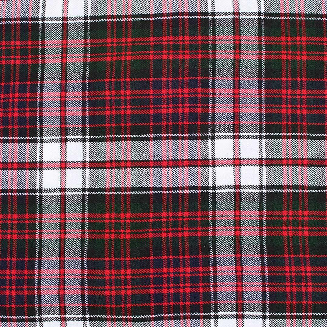 Super Acrylic Wool 13oz Scottish Tartan Kilts 8 Yards With Box Pleats 24" Regular Drop Fringed Apron 3 Metal Buckles Leather Straps - biznimart