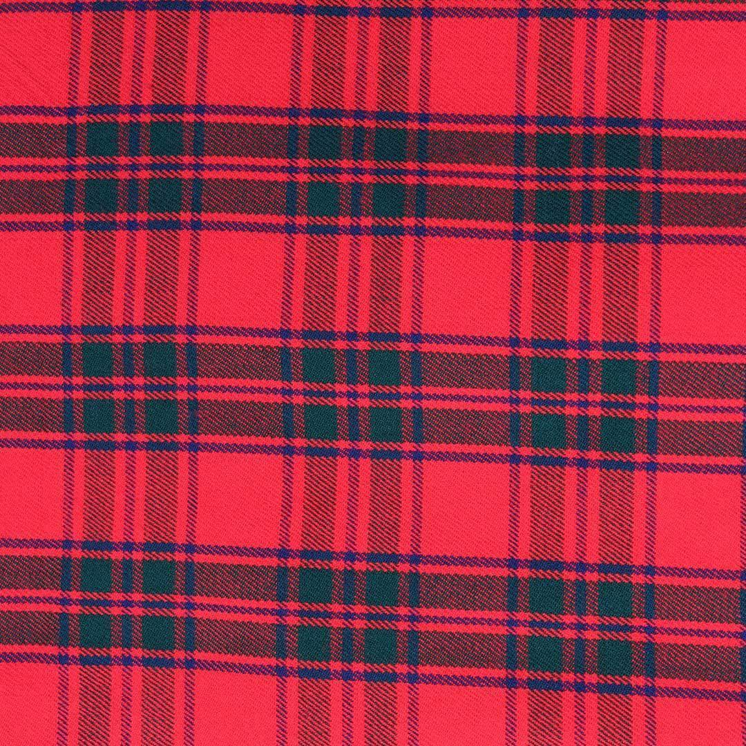 Super Acrylic Wool 13oz Scottish Tartan Kilts 8 Yards With Box Pleats 24" Regular Drop Fringed Apron 3 Metal Buckles Leather Straps - biznimart