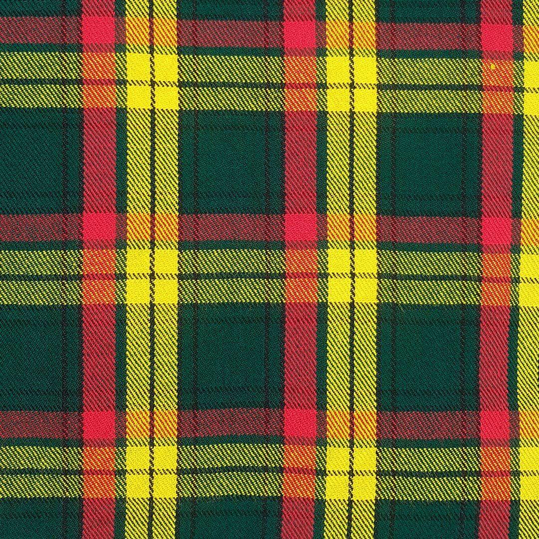 Super Acrylic Wool 13oz Scottish Tartan Kilts 8 Yards With Box Pleats 24" Regular Drop Fringed Apron 3 Metal Buckles Leather Straps - biznimart