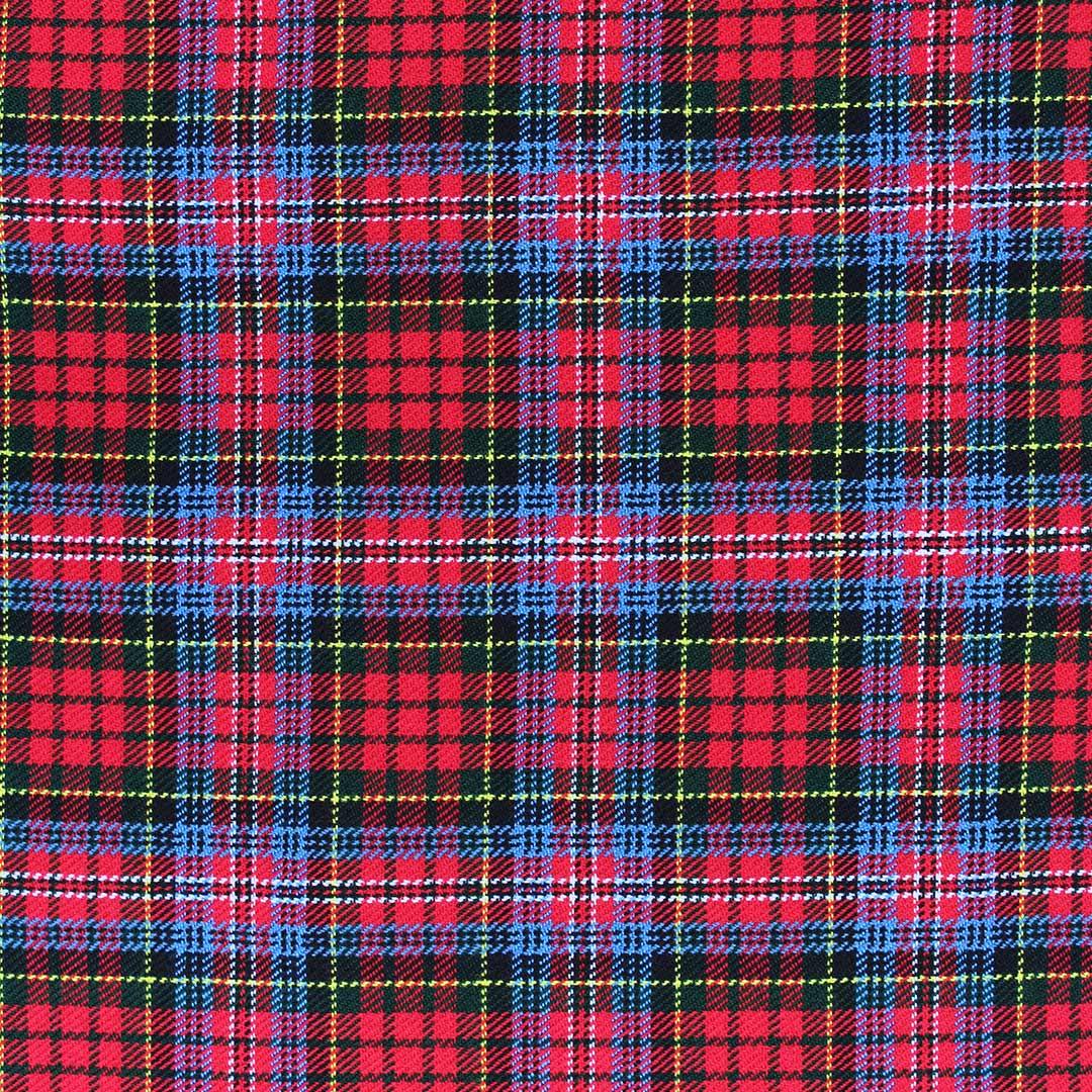 Super Acrylic Wool 13oz Scottish Tartan Kilts 8 Yards With Box Pleats 24" Regular Drop Fringed Apron 3 Metal Buckles Leather Straps - biznimart