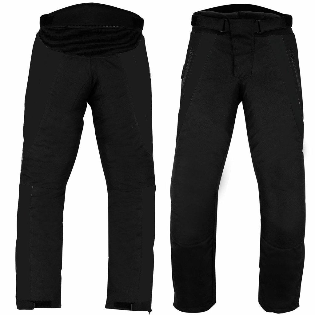 Ladies Motorbike Motorcycle Waterproof Cordura Textile Trousers Pants Armours - biznimart