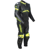 Mens Classic Motorcycle Full Suit CE approved Full Protection Genuine Cowhide Leather - biznimart