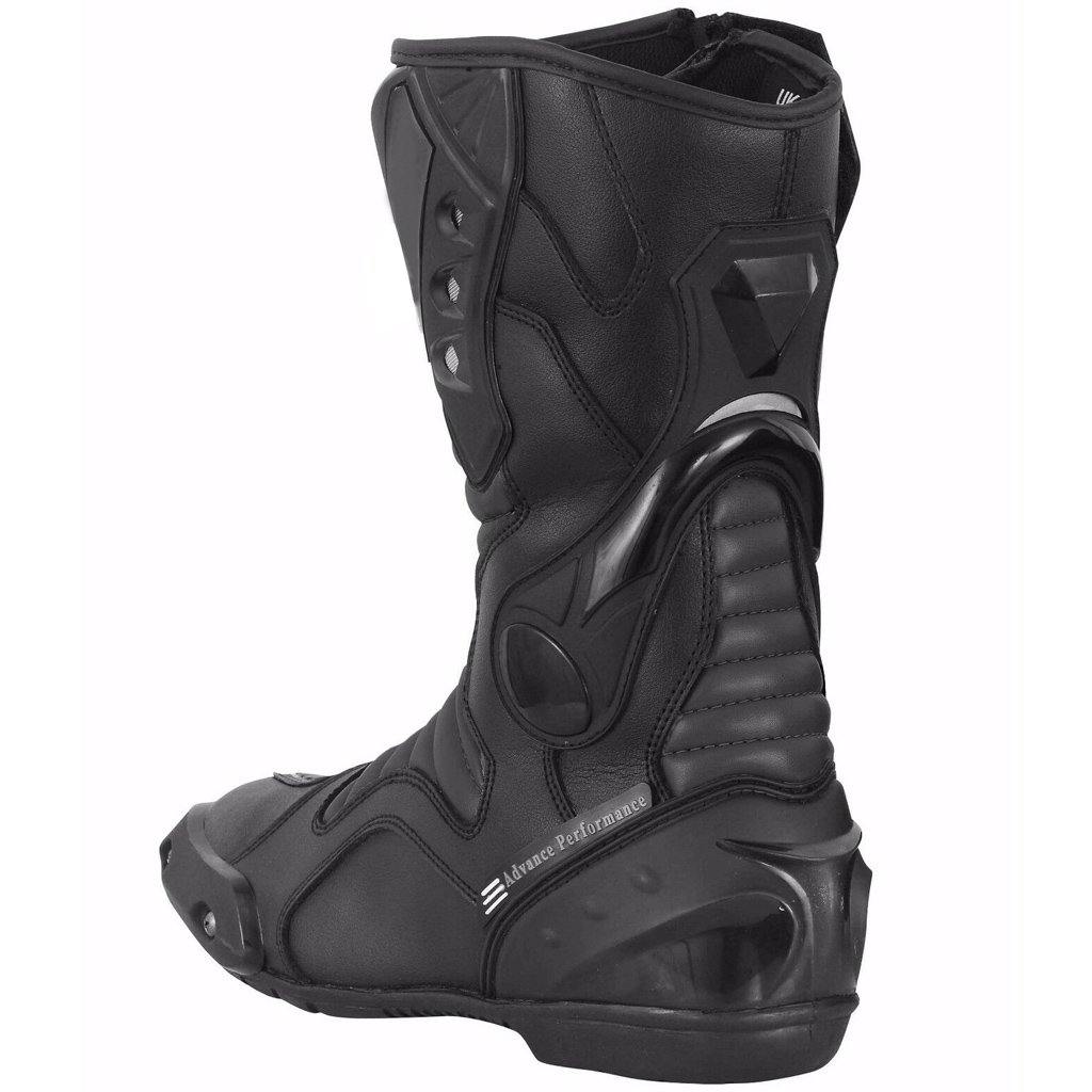 Motorbike Waterproof Boots High Ankle Racing Road Shoes CE Armored - biznimart