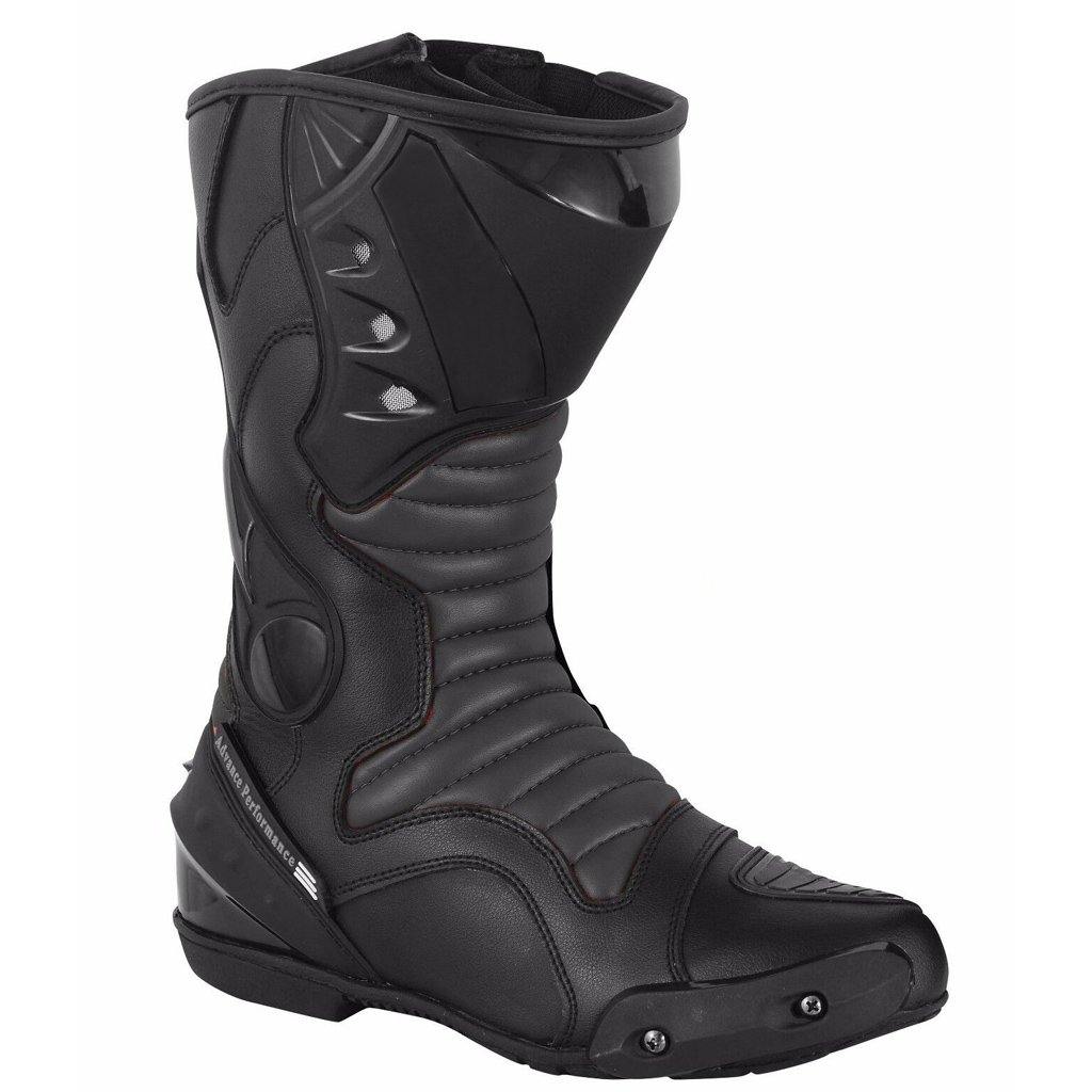 Motorbike Waterproof Boots High Ankle Racing Road Shoes CE Armored - biznimart