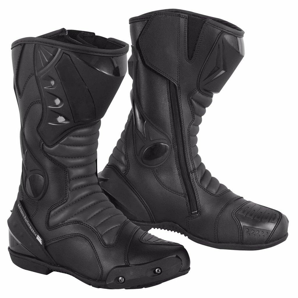 Motorbike Waterproof Boots High Ankle Racing Road Shoes CE Armored - biznimart