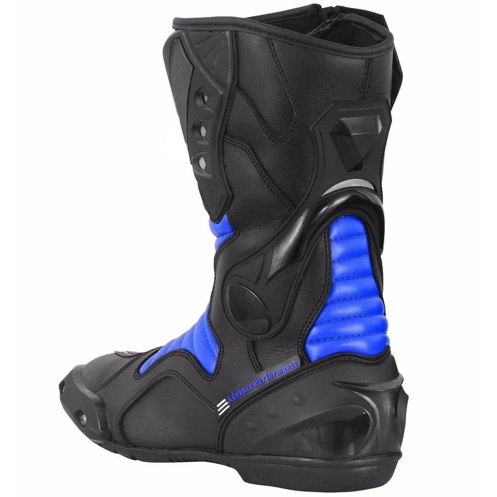 Motorbike Waterproof Boots High Ankle Racing Road Shoes CE Armored - biznimart