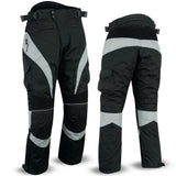 Motorbike Motorcycle Waterproof Cordura Textile Trousers Pants CE Armours - biznimart