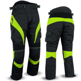 Motorbike Motorcycle Waterproof Cordura Textile Trousers Pants CE Armours - biznimart