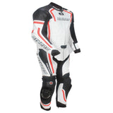 Mens Classic Motorcycle Suit CE approved Full Protection 100% Cowhide Leather - biznimart