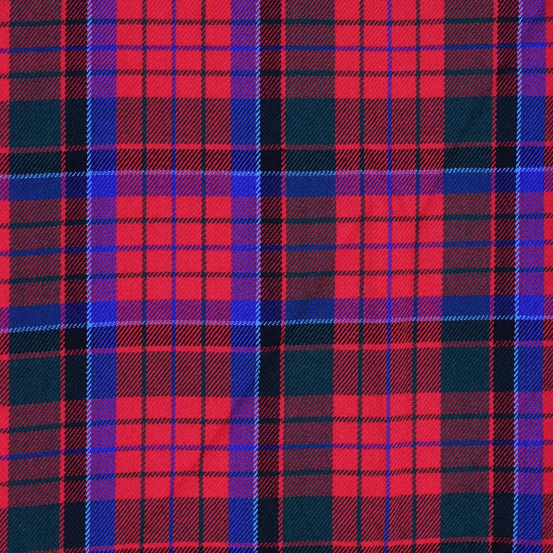 Super Acrylic Wool 13oz Scottish Tartan Kilts 8 Yards With Box Pleats 24" Regular Drop Fringed Apron 3 Metal Buckles Leather Straps - biznimart