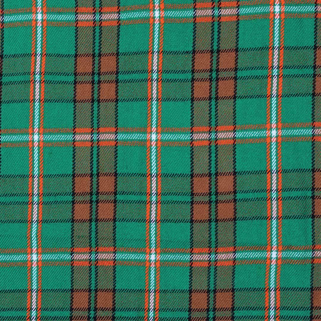 Super Acrylic Wool 13oz Scottish Tartan Kilts 8 Yards With Box Pleats 24" Regular Drop Fringed Apron 3 Metal Buckles Leather Straps - biznimart