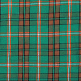 Super Acrylic Wool 13oz Scottish Tartan Kilts 8 Yards With Box Pleats 24" Regular Drop Fringed Apron 3 Metal Buckles Leather Straps - biznimart
