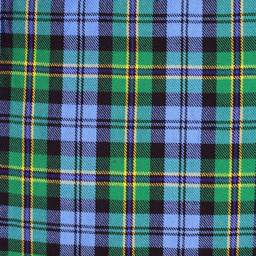 Super Acrylic Wool 13oz Scottish Tartan Kilts 8 Yards With Box Pleats 24" Regular Drop Fringed Apron 3 Metal Buckles Leather Straps - biznimart