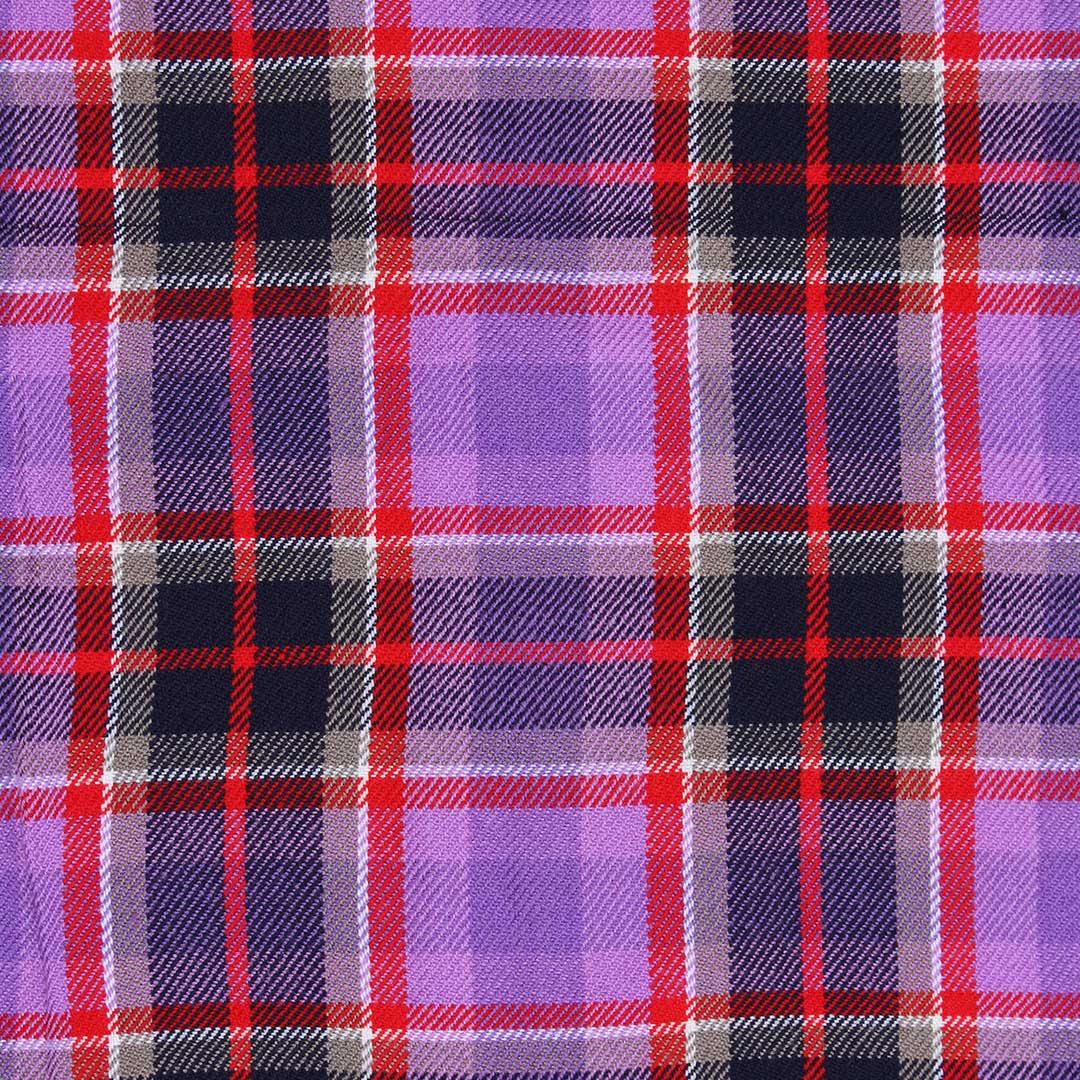Super Acrylic Wool 13oz Scottish Tartan Kilts 8 Yards With Box Pleats 24" Regular Drop Fringed Apron 3 Metal Buckles Leather Straps - biznimart