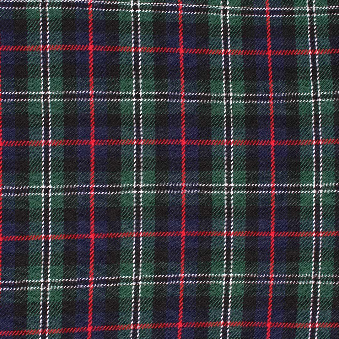 Super Acrylic Wool 13oz Scottish Tartan Kilts 8 Yards With Box Pleats 24" Regular Drop Fringed Apron 3 Metal Buckles Leather Straps - biznimart