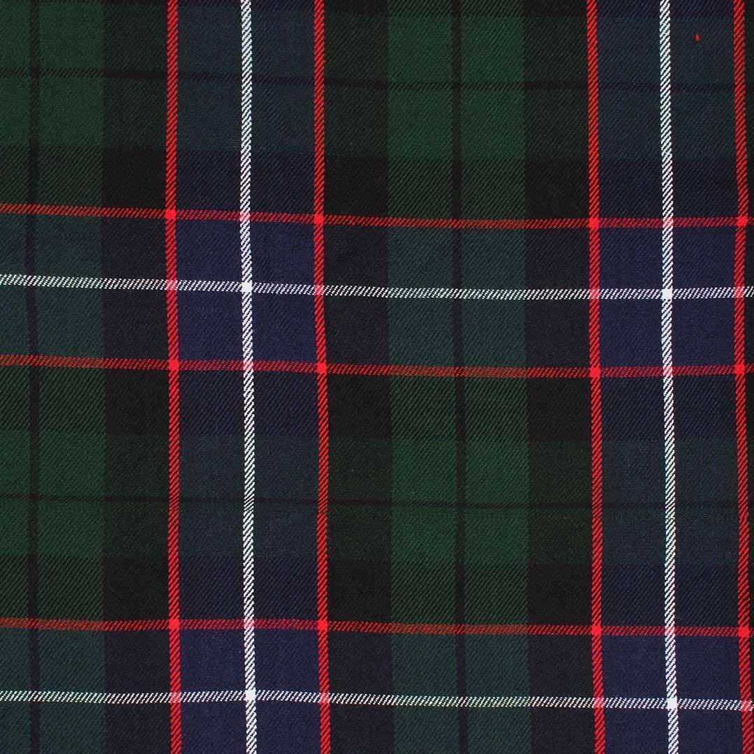 Super Acrylic Wool 13oz Scottish Tartan Kilts 8 Yards With Box Pleats 24" Regular Drop Fringed Apron 3 Metal Buckles Leather Straps - biznimart