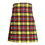 Scottish Ball Modern Tartan Kilt 8 Yards With Pleats Medium Weight 13oz Leather Straps - biznimart