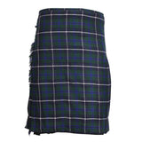 Scottish Blue Douglas Tartan Kilts 8 Yards With Box Pleats Medium Weight 13oz Leather Straps - biznimart