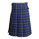 Scottish Campbell Of Argyll Tartan Kilt 8 Yards With Pleats Medium Weight 13oz Leather Straps - biznimart