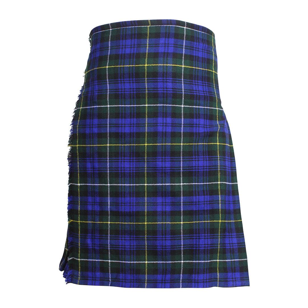 Scottish Campbell Of Argyll Tartan Kilt 8 Yards With Pleats Medium Weight 13oz Leather Straps - biznimart