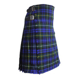 Scottish Campbell Of Argyll Tartan Kilt 8 Yards With Pleats Medium Weight 13oz Leather Straps - biznimart
