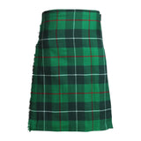 Scottish Galloway Modern Tartan Kilt 8 Yards With Pleats Medium Weight 13oz Leather Straps - biznimart