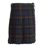 Scottish Gunn Tartan Kilts 8 Yards With Box Pleats Medium Weight 13oz Leather Straps