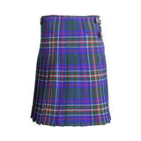 Scottish Hunter Of Hunterston Tartan Kilt 8 Yards With Box Pleats Medium Weight 13oz Leather Straps - biznimart