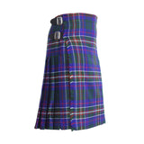 Scottish Hunter Of Hunterston Tartan Kilt 8 Yards With Pleats Medium Weight 13oz Leather Straps