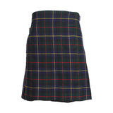 Scottish MacLeod Of Harris Tartan Kilt 8 Yards With Box Pleats Medium Weight 13oz Leather Straps - biznimart