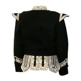 Silver Hand Embroidered Royal Doublet