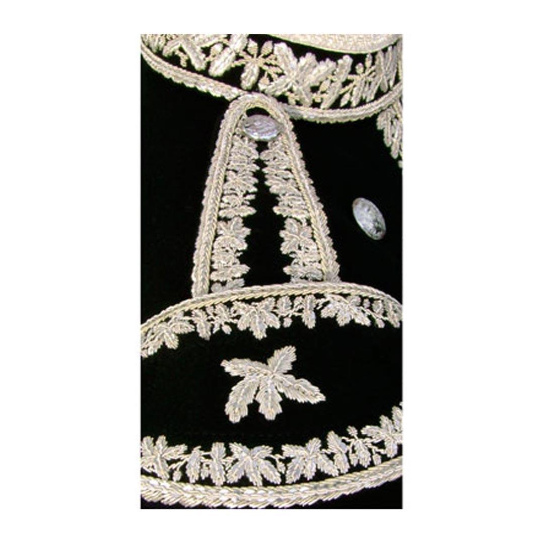 Silver Hand Embroidered Royal Doublet