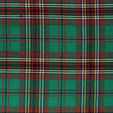 Super Acrylic Wool 13oz Scottish Tartan Kilts 8 Yards With Box Pleats 24" Regular Drop Fringed Apron 3 Metal Buckles Leather Straps - biznimart
