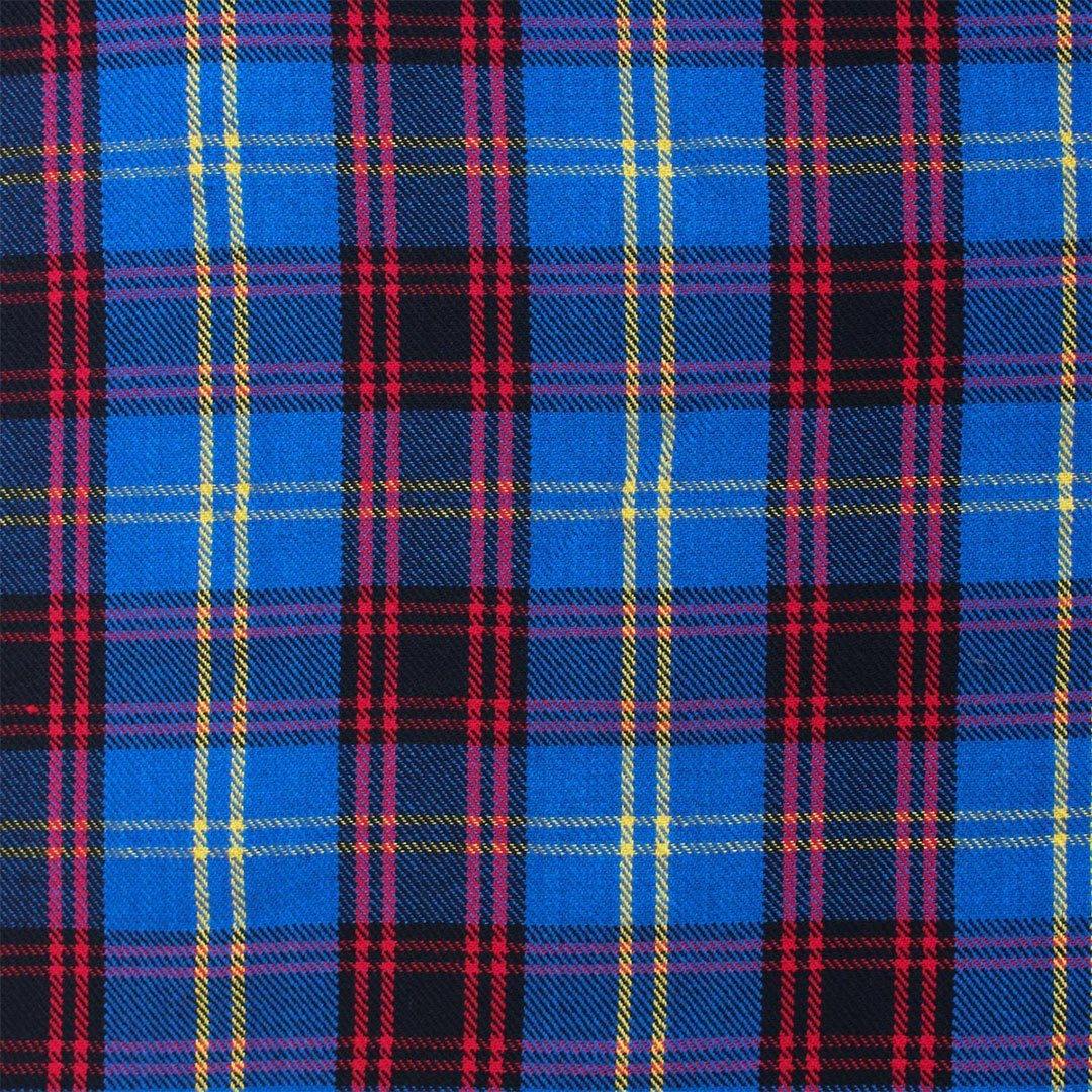 Super Acrylic Wool 13oz Scottish Tartan Kilts 8 Yards With Box Pleats 24" Regular Drop Fringed Apron 3 Metal Buckles Leather Straps - biznimart