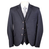 Wallace Kilt Jacket With Waistcoat/Vest Grey Tweed - biznimart