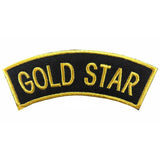 50-PCS Golden Traditional Motorcycle Shoulder Title Patches Badges Sew on Iron on patch - biznimart