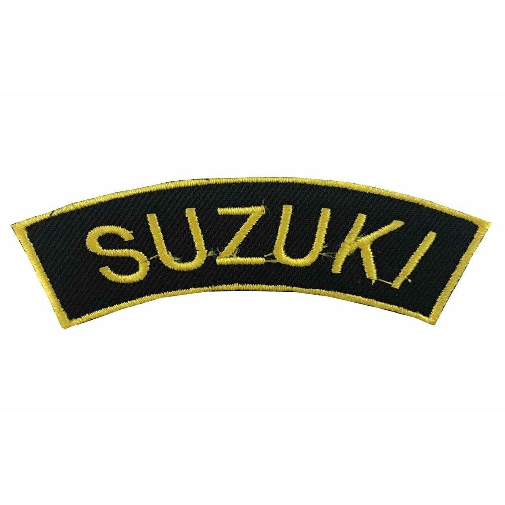 50-PCS Golden Traditional Motorcycle Shoulder Title Patches Badges Sew on Iron on patch - biznimart