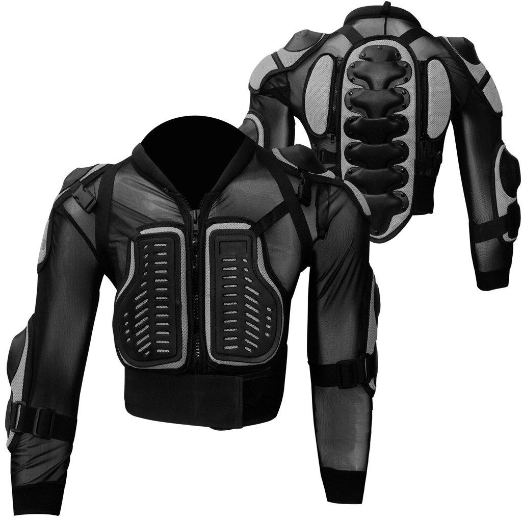 Adult Motorcycle Spine Protector Guard Jackets Motorbike Body Armour - biznimart