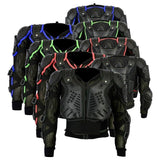 Kids And Children Body Armour Motocross Jacket Chest Spine Elbow Shoulder Protection