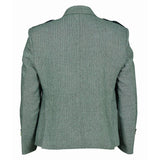 Lovat Green Tweed Argyle Kilt Jacket With 5 Button Vest