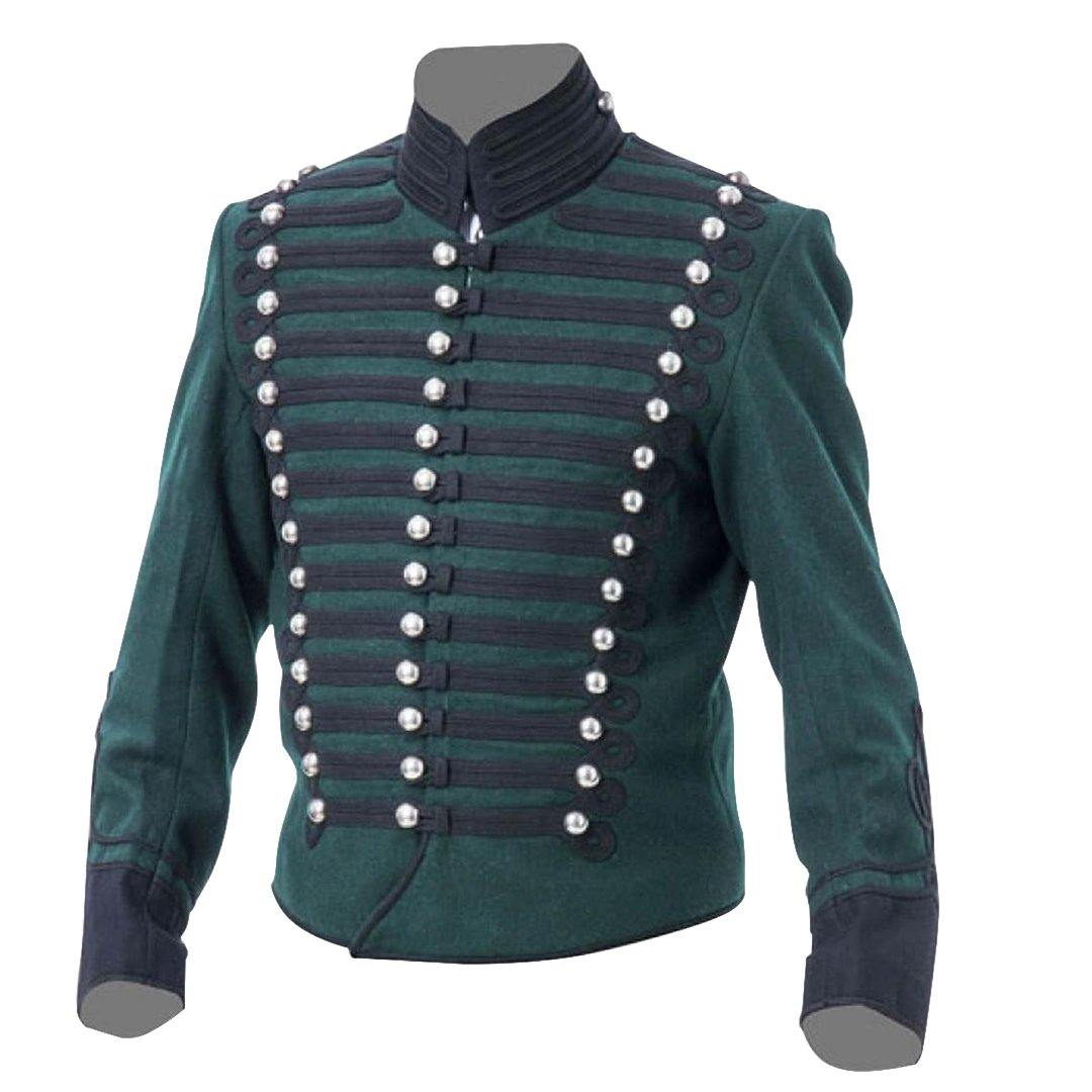 https://biznimart.com/cdn/shop/products/Napoleonic-British-95th-Rifles-jacket-tunic-Steampunk-Military-Uniform-leather-hussar-jacket-navy-blue-army-jacket.jpg?v=1622377127