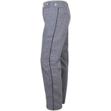 US CW 0.8 inch Trim Grey Men Trouser Pajama Pants - biznimart