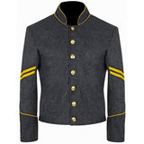 Confederate US Richmond Depot Corporal Officers Cavalry Shell Jacket with Yellow Braid And Trim - biznimart