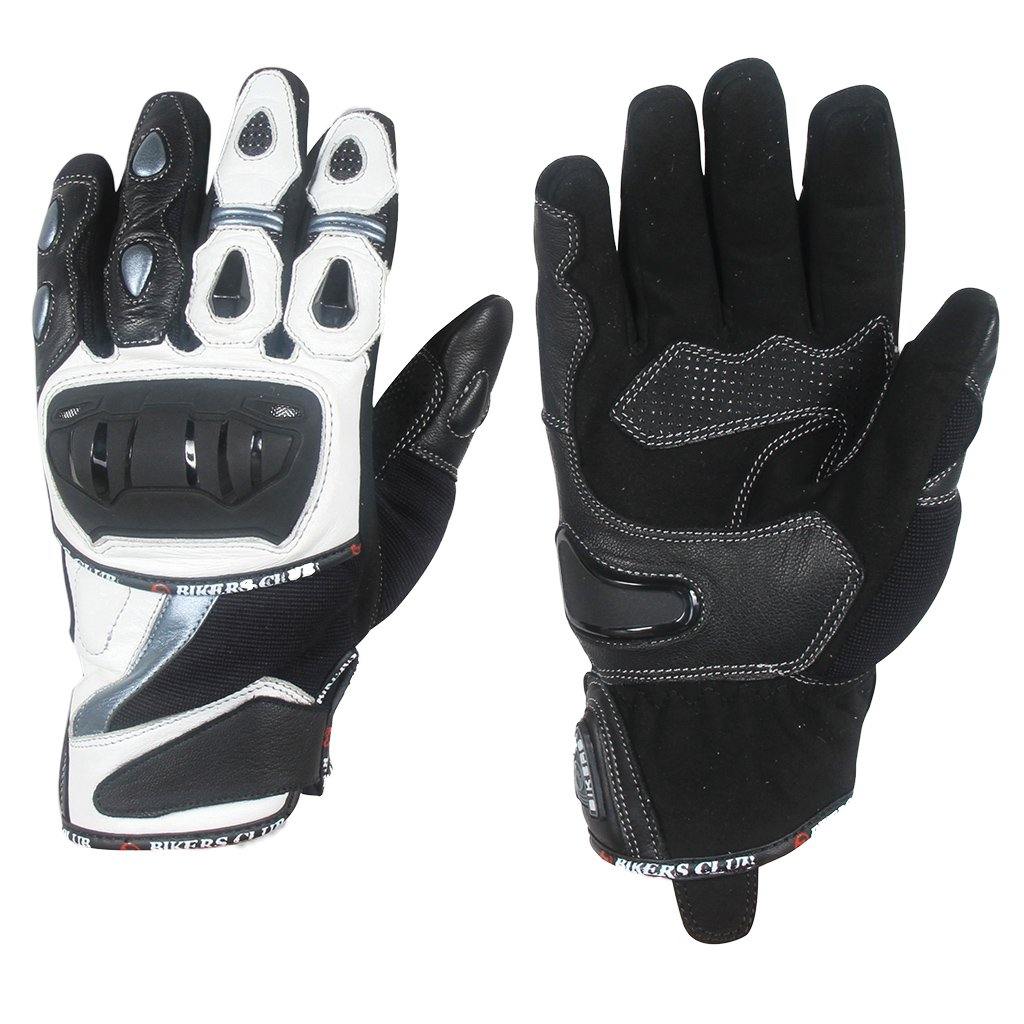 Extra Vented Mesh Knuckle Short Motorbike Gloves - biznimart